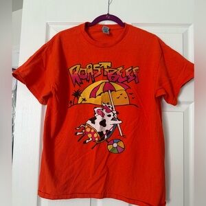 STRANGER THINGS shirt Orange Roast Beef Shirt size L